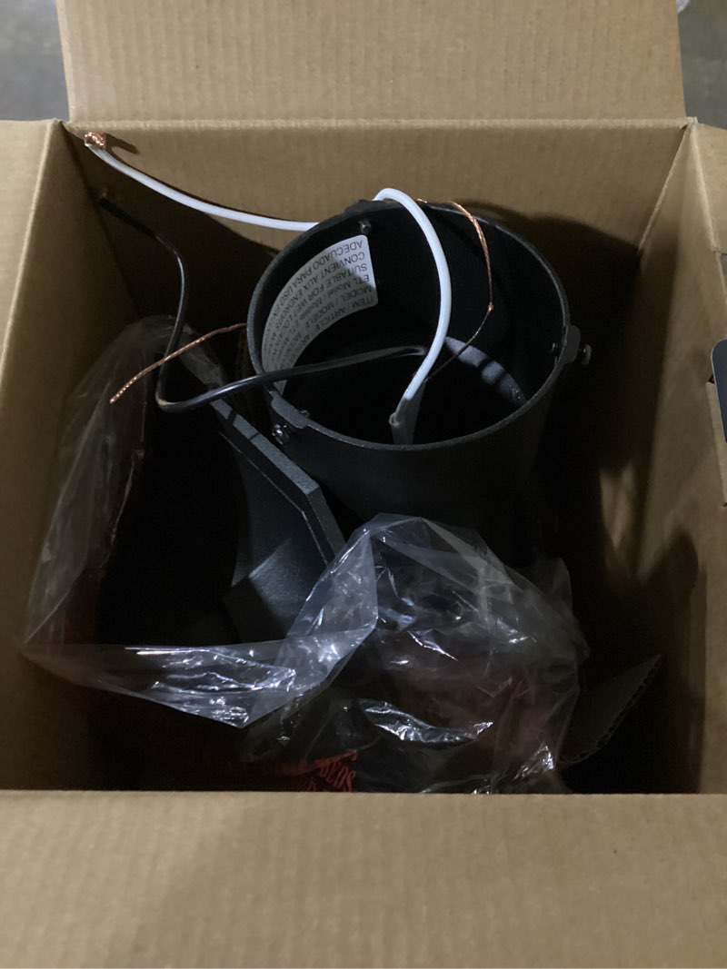 Condition photo showing As Is for project source steinbeck 14.92-in sand black traditional outdoor light post lantern