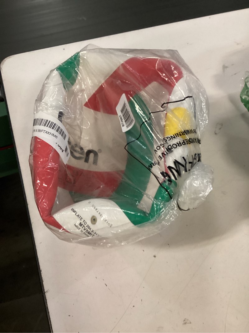 Condition photo showing Good Condition for molten setter training volleyball red/green/white