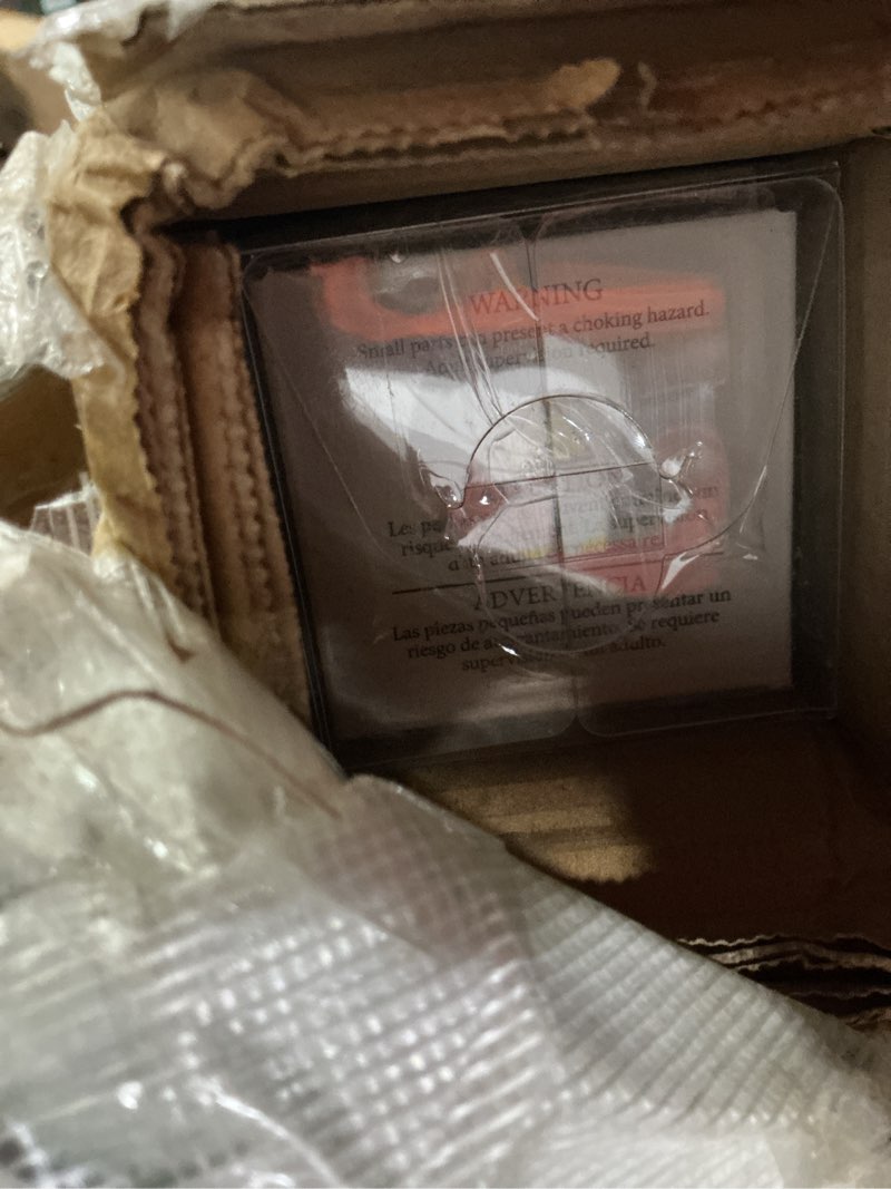 Condition photo showing As Is for VICLLAX Outdoor Roller Shade, Patio Blinds Roll Up Shade (8' W X 8' L), Wheat