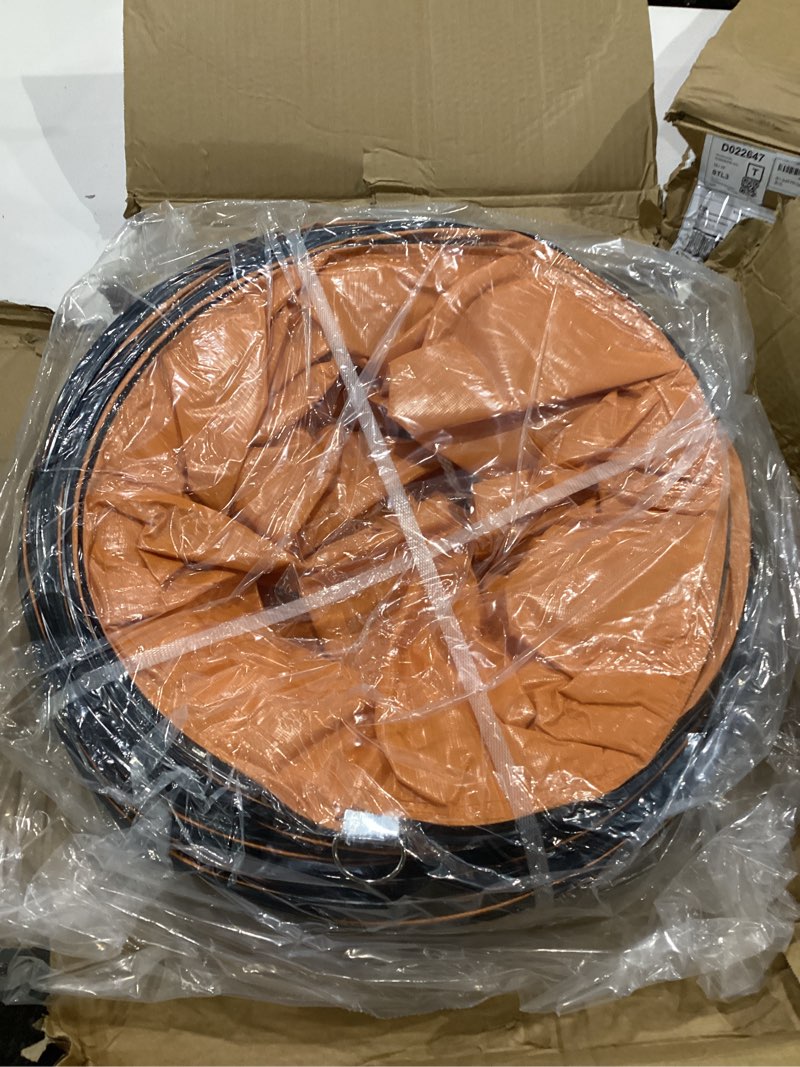 Condition photo showing New/Like New for 16"×16.4ft pvc flexible duct hose, flame retardant hvac ducting with adjustable rope, d hook & steel support for ventilation, exhaust, drying, and cooling applications 16in x 16.4ft