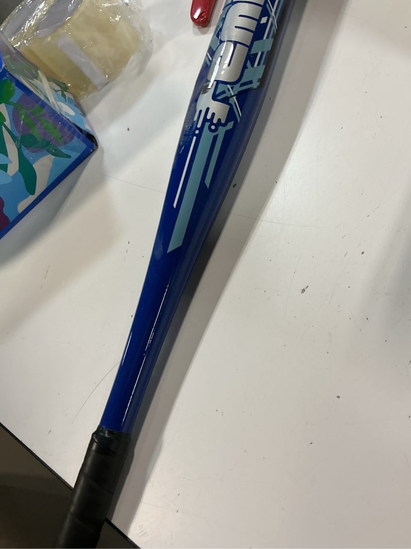 Condition photo showing As Is for rawlings | remix t-ball bat | usa baseball & softball | -12 drop | 2 1/4" barrel | 1 pc. aluminum blue -12 26 inches