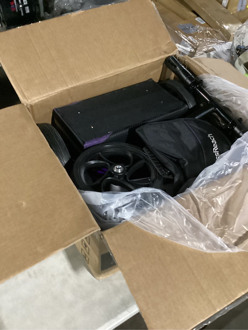 BlessReach Steerable Knee Walker Deluxe Medical Scooter for Foot Injuries Compact Crutches, with Dua