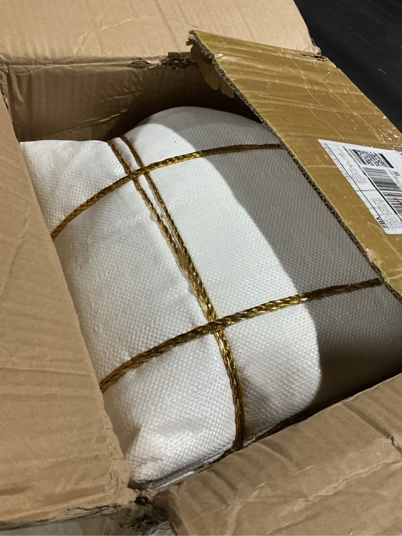 Condition photo showing As Is for fibc bulk bags 35"x35"x43", 10 pack – heavy duty 2,200 lbs capacity, duffle top & spout bottom, uv-stabilized fabric – industrial storage & transport bags for grain, coffee, plastic pellets