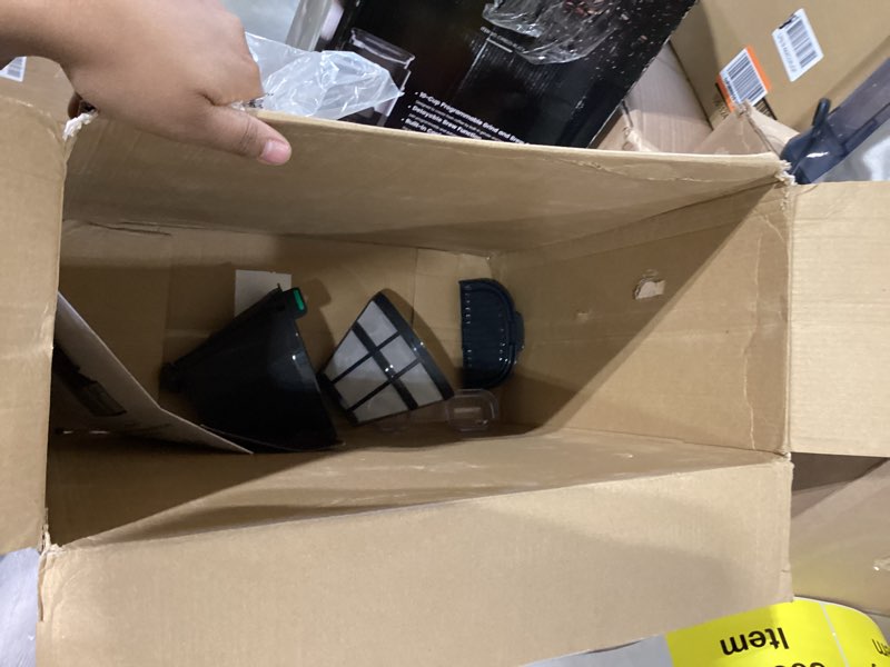 Condition photo showing As Is for mr. coffee perfect brew, intelligent coffee maker, cold brew maker & tea brewer grey