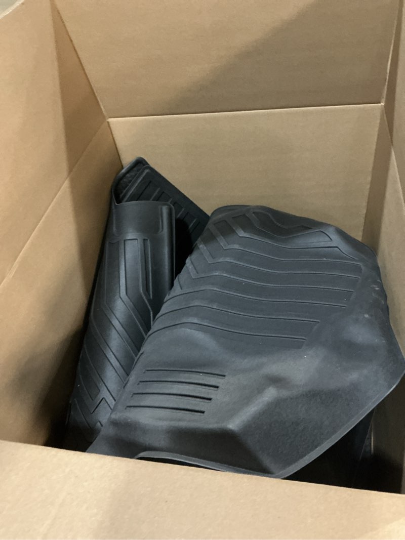 Condition photo showing Good Condition for kust floor mats for tesla model s accessories 2012-2024 2025 (not for plaid/long range) custom fit floor liners a ll weather protection 1st & 2nd row high edge non-slip for model s 2012-2024 ? floor mats