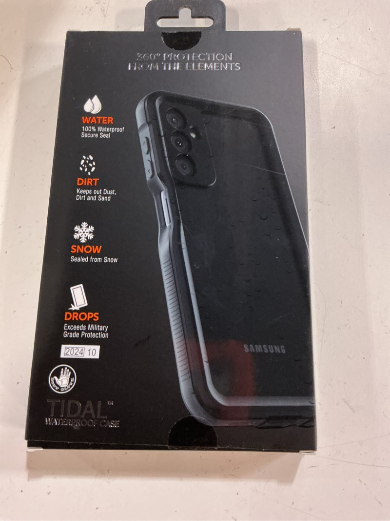 Condition photo showing New/Like New for body glove tidal waterproof phone case for samsung galaxy a25 5g – black/gray