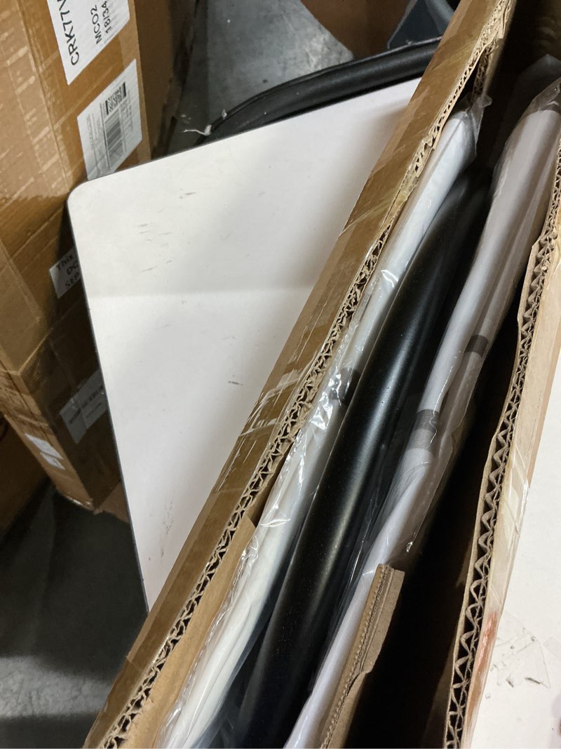 Condition photo showing Good Condition for Bolt Dropper Clawfoot Tub Shower Rod - Elegant Steel Curtain Rod for Bathroom | Easy Installation, Durable, Silver | Versatile Fit Rod for Curtains, Hanging Cover, Backdrop