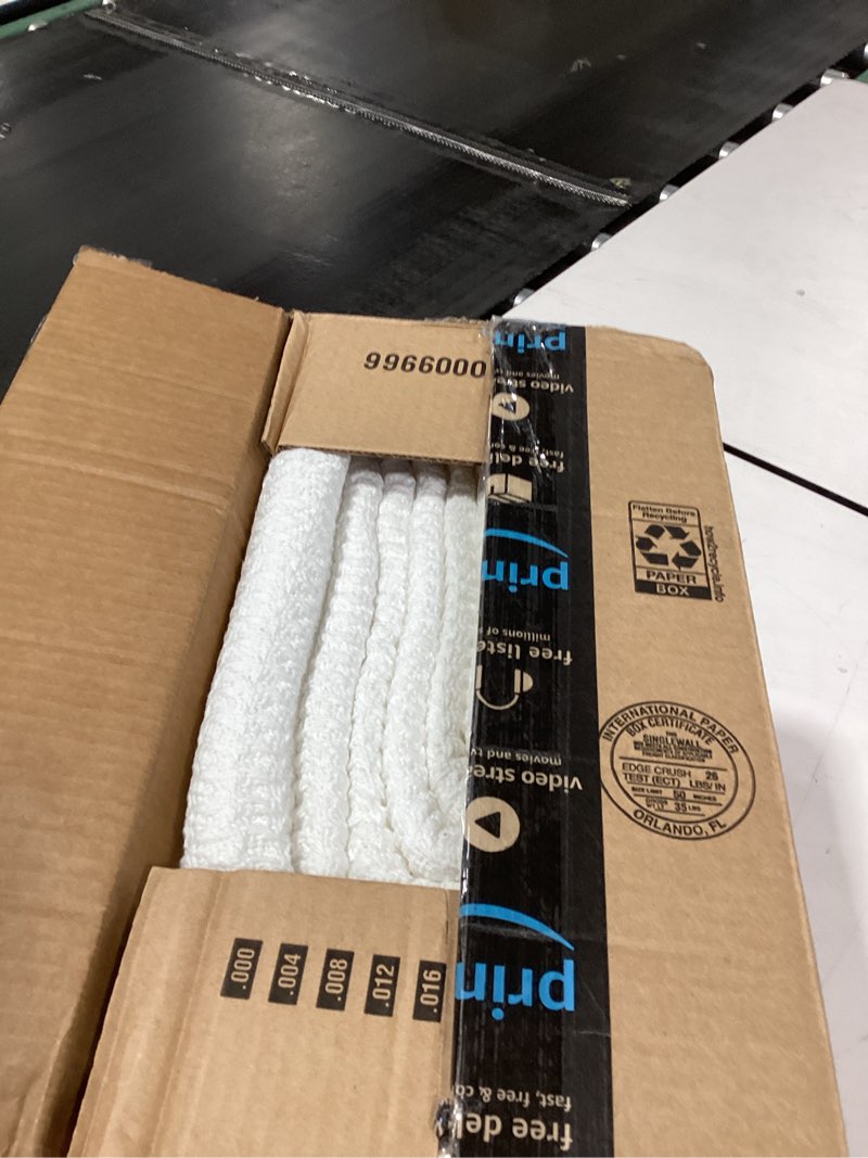 Condition photo showing New/Like New for Bedsure Gentlesoft 100% Cotton Blanket King Size for Bed - Breathable and Soft, Thick Cozy Waffle Weave Christmas Blanket Gift for Women, White, 104x90 inches 01 - White King (104" x 90")