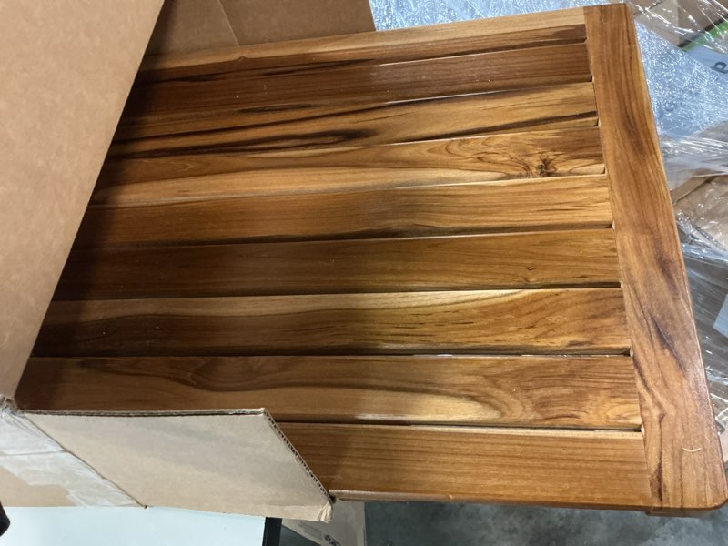 Condition photo showing Good Condition for utoplike teak bath mat, shower mat wood for bathroom, (40"x18") wooden floor mat extra large for spa home or outdoor 40" x 18" (rectangular)