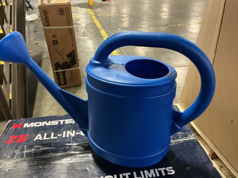 Condition photo showing Good Condition for bloem watering can series 2-gallons blue plastic classic watering can