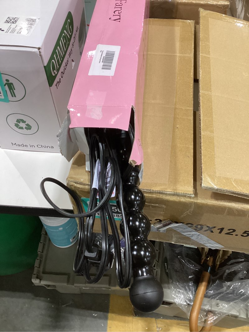 Condition photo showing Good Condition for Farery Bubble Curling Wand for Long Hair - 32mm Springless Barrel for Defined Spiral Curls & Waves, Ceramic Coated for Smooth Shine, Includes Heat Resistant Glove, 5 Temp Settings, Dual Voltage