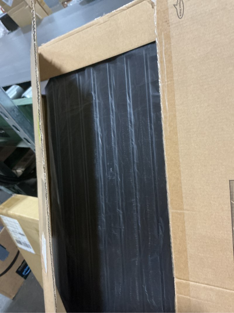 Condition photo showing Good Condition for art3d 12-pack slat design 3d wall panels for interior wall decor, 2x4 ft pvc decorative drop ceiling tiles - black 24 x 48in. oblong - black 12