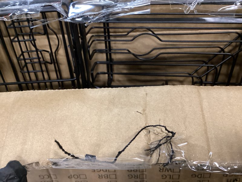 Condition photo showing Good Condition for kegii corner shower caddy tension pole - shower tension rod organizer, floor to ceiling shower caddy 25-114.2 inch, towel rack corner waterproof, black tension caddy - black