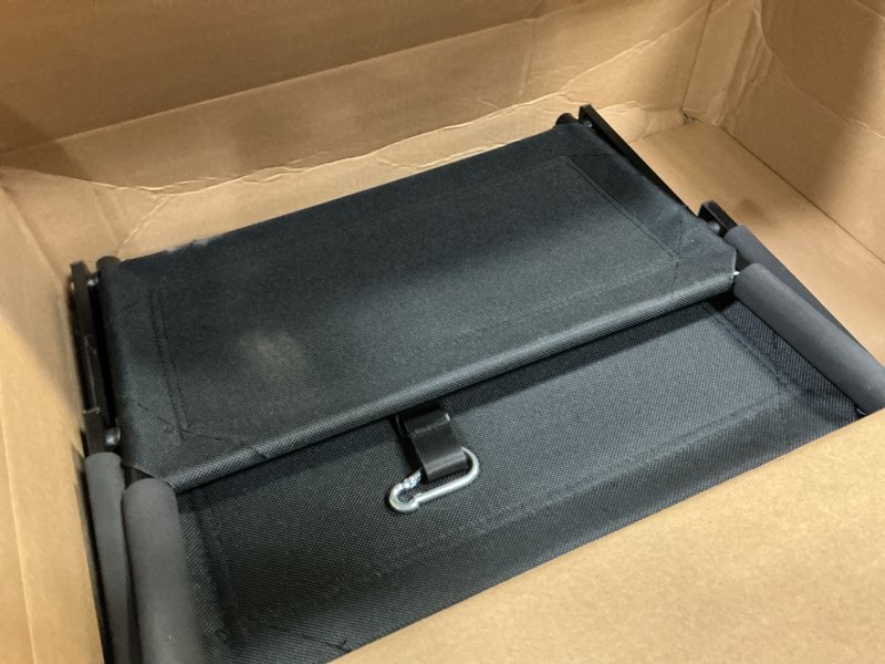 Condition photo showing As Is for Extra Wide Dog Stairs for Large Dogs, Foldable Dog Ramp for Car with Non-Slip Surface, Lightweight Dog Stairs for Cars, Dog Steps for Cars, SUV, High Beds, Truck, Supports up to 250 lbs, 4 Steps Extra Wide-4 Steps