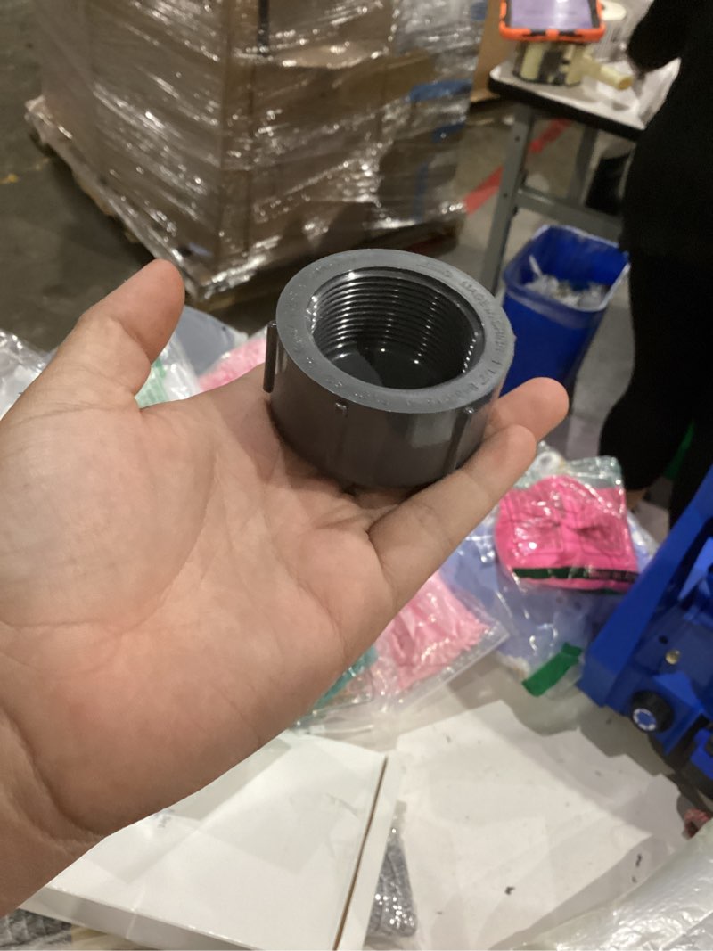 Condition photo showing Good Condition for spears 848 series pvc pipe fitting, cap, schedule 80, 1-1/2" npt female 1.5 inch 1