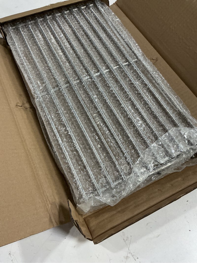 Condition photo showing Good Condition for ds105 solid stainless steel cooking grids 17 13/16" x 9 3/4" replacement for ducane affinity 4100, 4200, 31421001, 30741101, 30741201, for master forge mfa550cbp, p3018 grills, set of 3