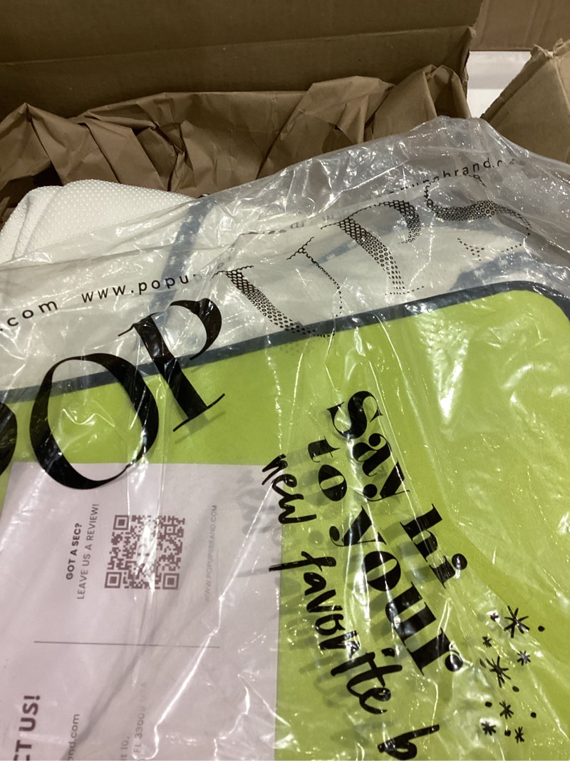 Condition photo showing Good Condition for POPUPS Large Neoprene Tote Bag for Women – Stylish Work, Beach, Travel Bag with Pockets, Rope Handles with Zipper Pouch Dotted White