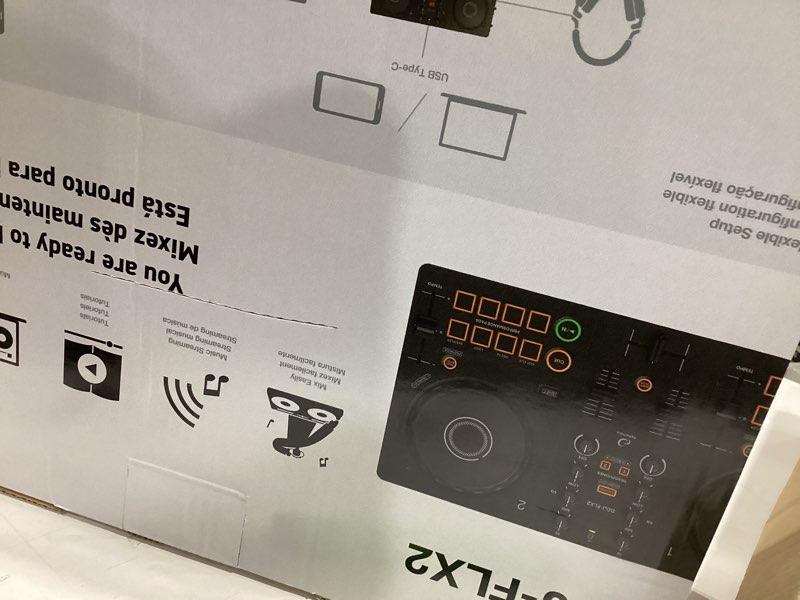 Condition photo showing New/Like New for Pioneer DJ AlphaTheta DDJ-FLX2 Compact 2-Channel DJ Controller