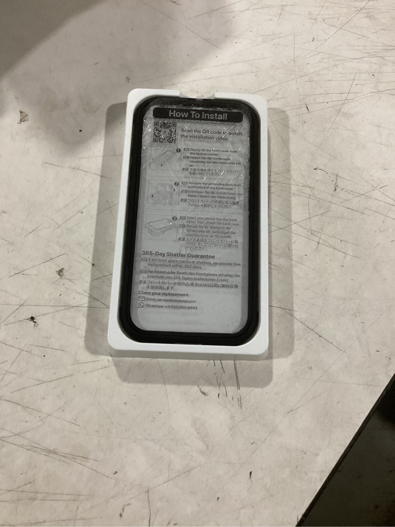 Condition photo showing Good Condition for miracase magnetic for iphone 17 pro case 6.3" [compatible with magsafe] full-body phone case with built-in glass screen protector & camera control,drop proof iphone 17 pro cover, black iphone 17 pro magnetic classic black
