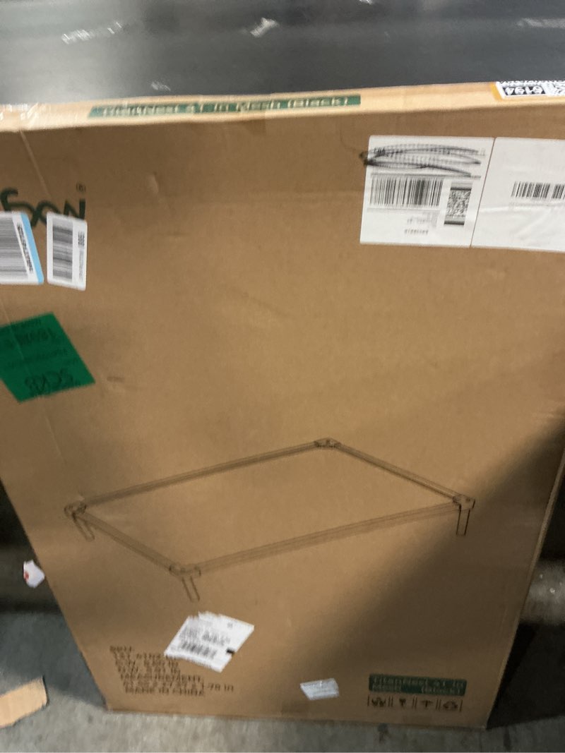 Condition photo showing New/Like New for fxw titannest chew-proof elevated dog bed, raised cot for indoor/outdoor/camping use, durable & waterproof cooling pet bed for medium dogs, 41.0" l x 27.0" w x 5.0" h, black crate-fit medium dog (41.0"l x 27.0"w x 5.0"h)