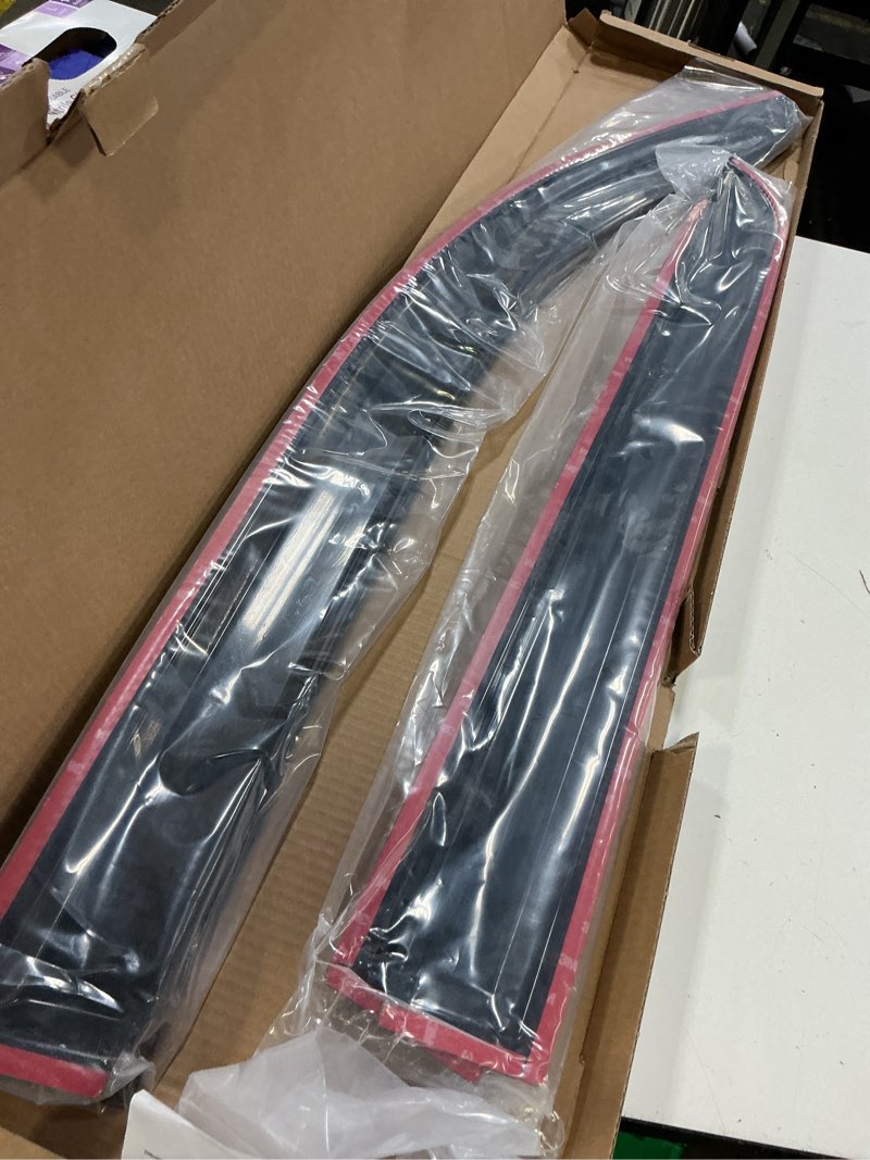 Condition photo showing Good Condition for 4pcs window rain guards compatible with toyota tacoma 2024 2025 2026 double cab, outside tape-on mount vent deflectors visors accessories (fit for 2024+tacoma double cab)