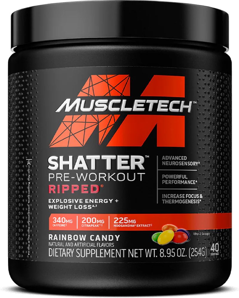 (Best by:07/Nov/2025)MuscleTech Shatter Pre-Workout Ripped | Save at PricePlow