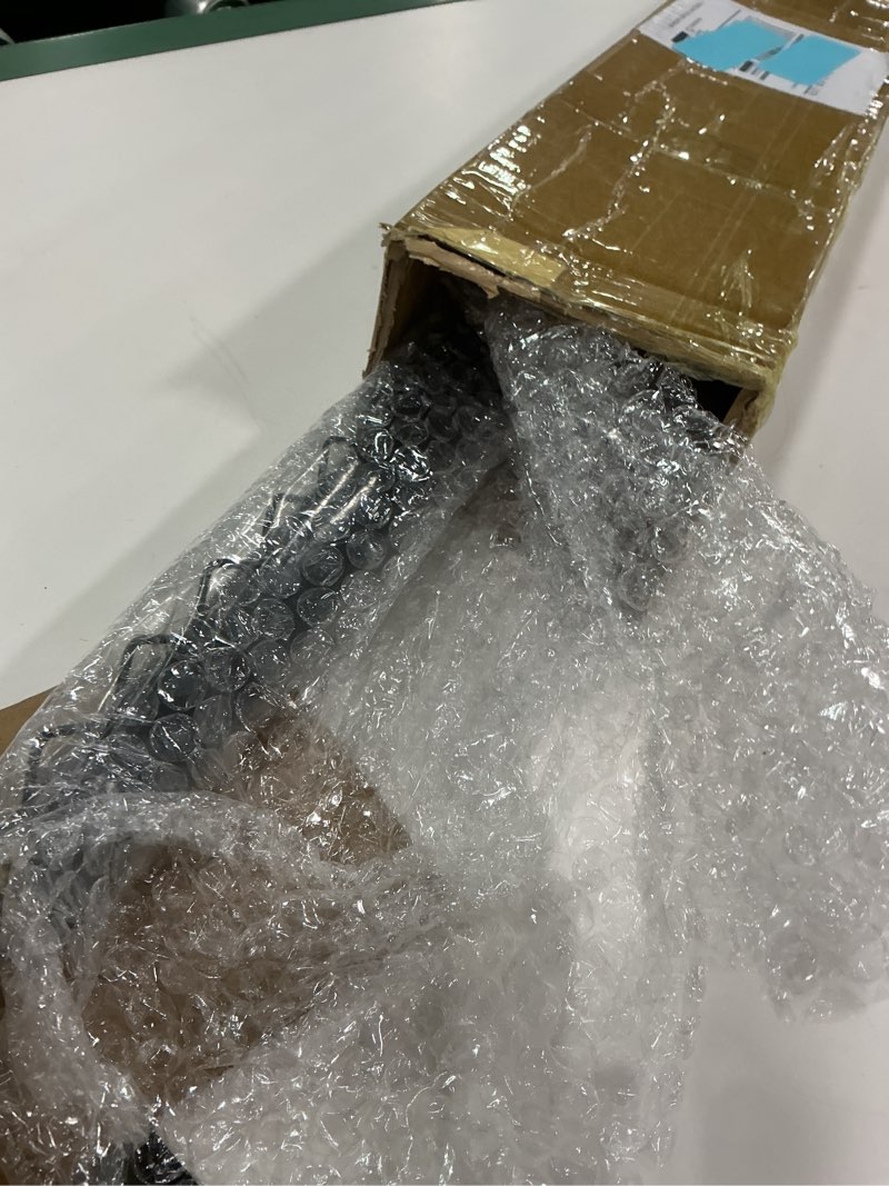 Condition photo showing Good Condition for Closet Rail Hanging Closet Rod Ceiling Clothes Rack Any Angle Hanging Rail Clothes Rod Wall Mount Sloped Ceiling Solutions for Attic Bedroom Under Stairs Storage(Black)