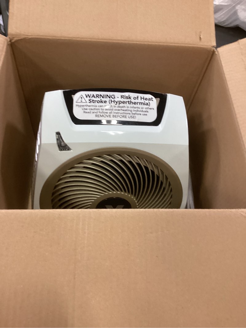 Condition photo showing Good Condition for Vornado AVH10 (2025) Space Heater for Home, Fan Only Option, Digital Display with Adjustable Thermostat, Advanced Safety Features, Auto Climate Control, Whole Room Electric Heater for Indoors, White AVH10 (2025 Model)