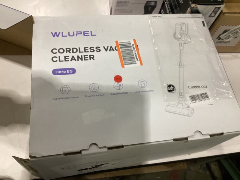 Condition photo showing Good Condition for WLUPEL Cordless Vacuum Cleaner, 38kPa Stick Vacuum Cleaner, 450W Powerful Handheld Vacuum with LED T