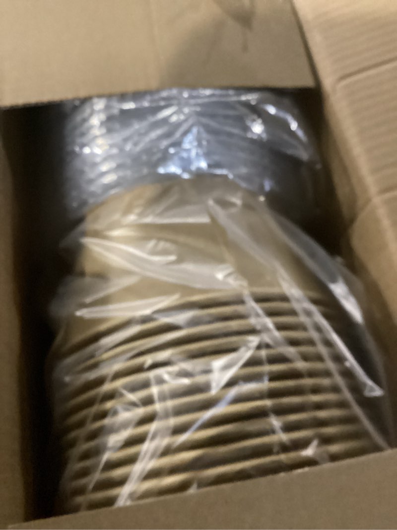 Condition photo showing New/Like New for greensight 42oz Disposable Soup bowls, 50 Pack Paper Bowls With Lids, Large Salads Bowls, Heavy Duty Serving Bowls For Hot/Cold Food Kraft 42oz