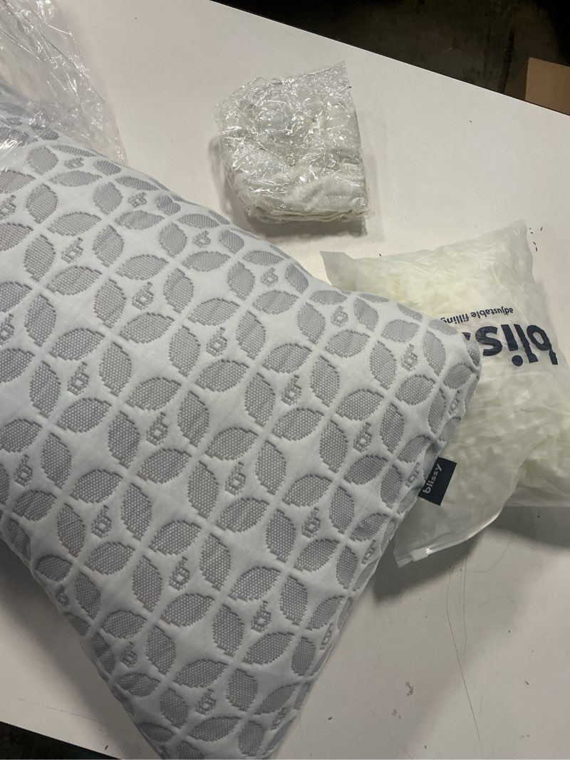 Condition photo showing Good Condition for BLISSY Adjustable Memory Foam Pillow with Cooling Technology (Queen Size) - Oeko-TEX & CertiPUR-US Crescent Queen