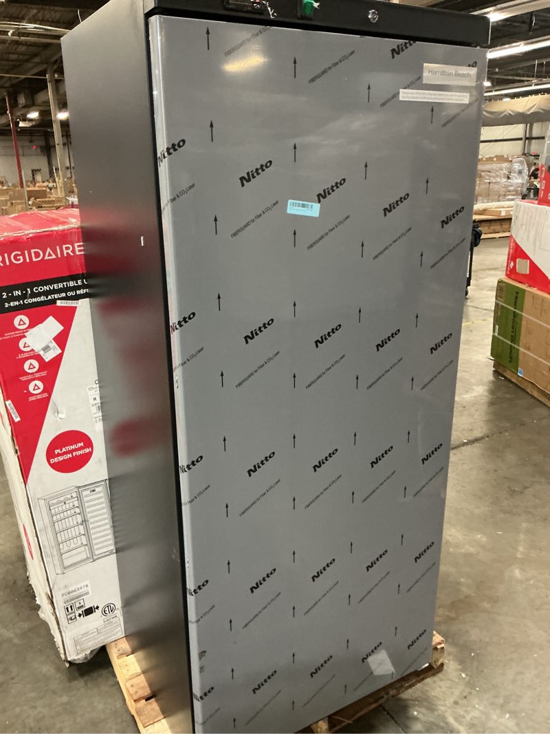 Condition photo showing As Is for Hamilton Beach 19.2 Cu. ft. commercial up right