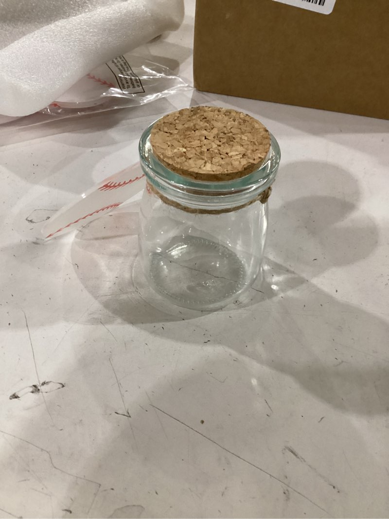 Condition photo showing Good Condition for pickmesh 12 set sport senior night gift, glass jar for dirt with acrylic blanks for sport senior night gift party favor(baseball)