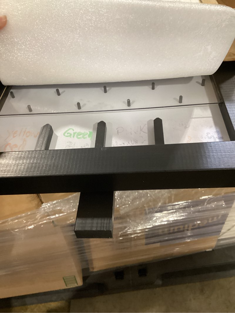 Condition photo showing As Is for Ilyapa Board - Large Portable Prize Drop Game for Events and Trade Show - 14 x 24 Inch Single Sided - Wooden A-Frame Whiteboard Sign, Eraser 14x24 White