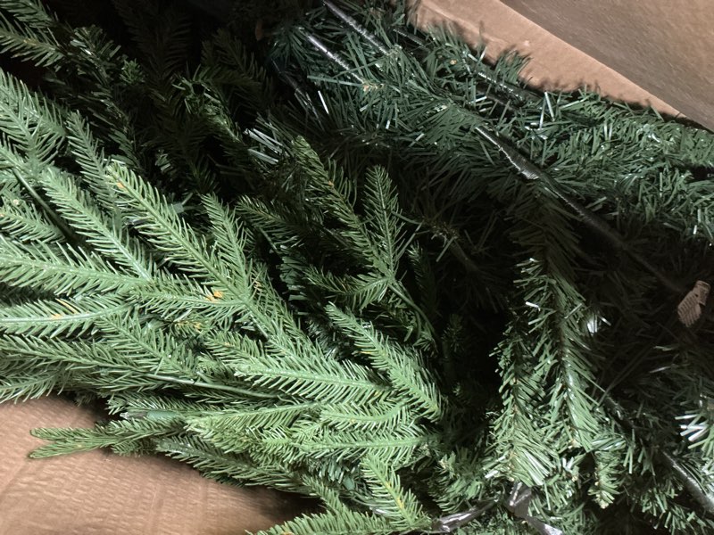 Condition photo showing Good Condition for SIMILAR Mayhihi Prelit Artificial Full Christmas Tree 6FT with 2056 PE PVC Tips, Premium Pre-Lit Holiday Xma