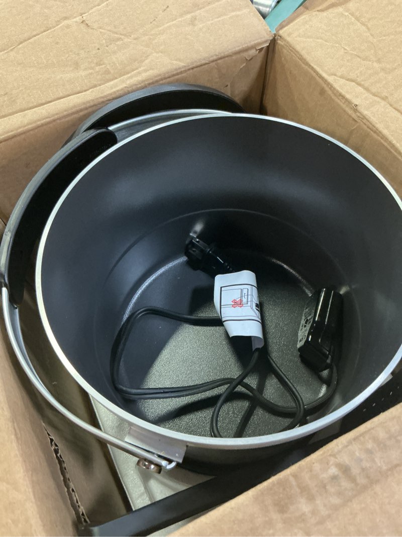 Condition photo showing As Is for presto 05411 granpappy electric deep fryer