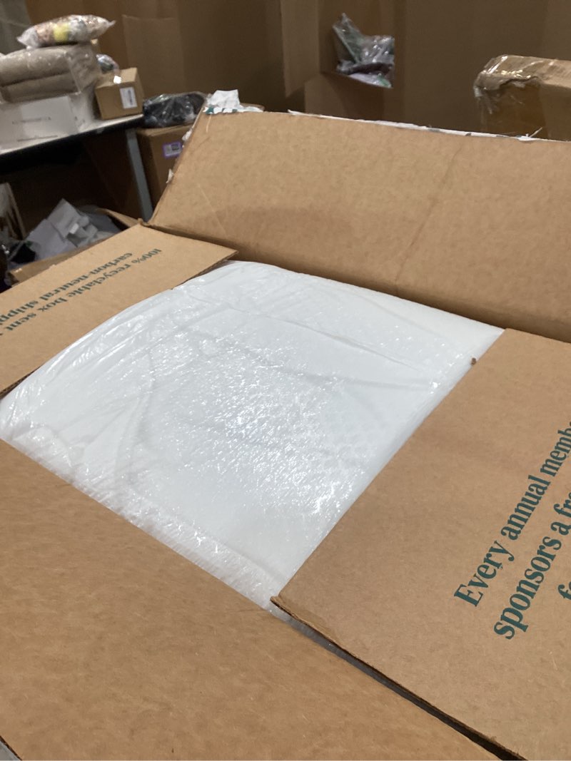 Condition photo showing As Is for Pacific Coast Goose Feather Down Fiber Comforters King Size, Extra Fluffy White Duvet Insert, Ultra-Soft, Breathable, All Season Hotel Luxury Bedding Comforters, 8 Corner & Center Loops (106"x90")