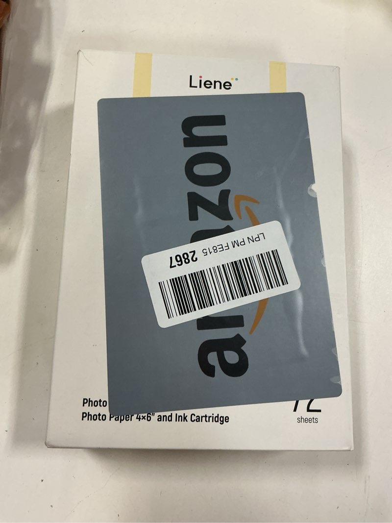 Condition photo showing New/Like New for Liene Photo Paper & Cartridge, 2 Ink Cartridge Refill & 72 sheets photo papers, 4x6", Dye Sublimation, Water & Oxidation-Proof, Only for Liene PixCut S1