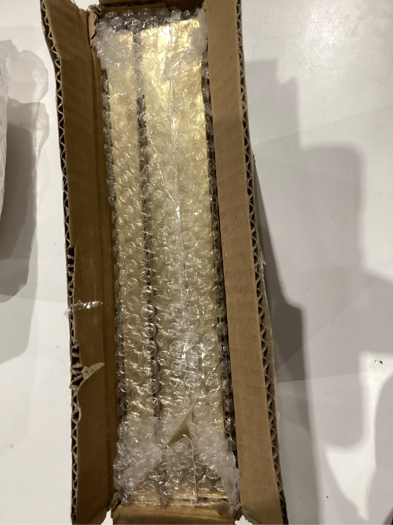 Condition photo showing New/Like New for upsimples 8x10 Picture Frame Set of 3, Made of High Definition Glass for 8 x 10, Wall and Tabletop Display Thin Border Photo Frames for Home Decor, Gold Gold 8x10