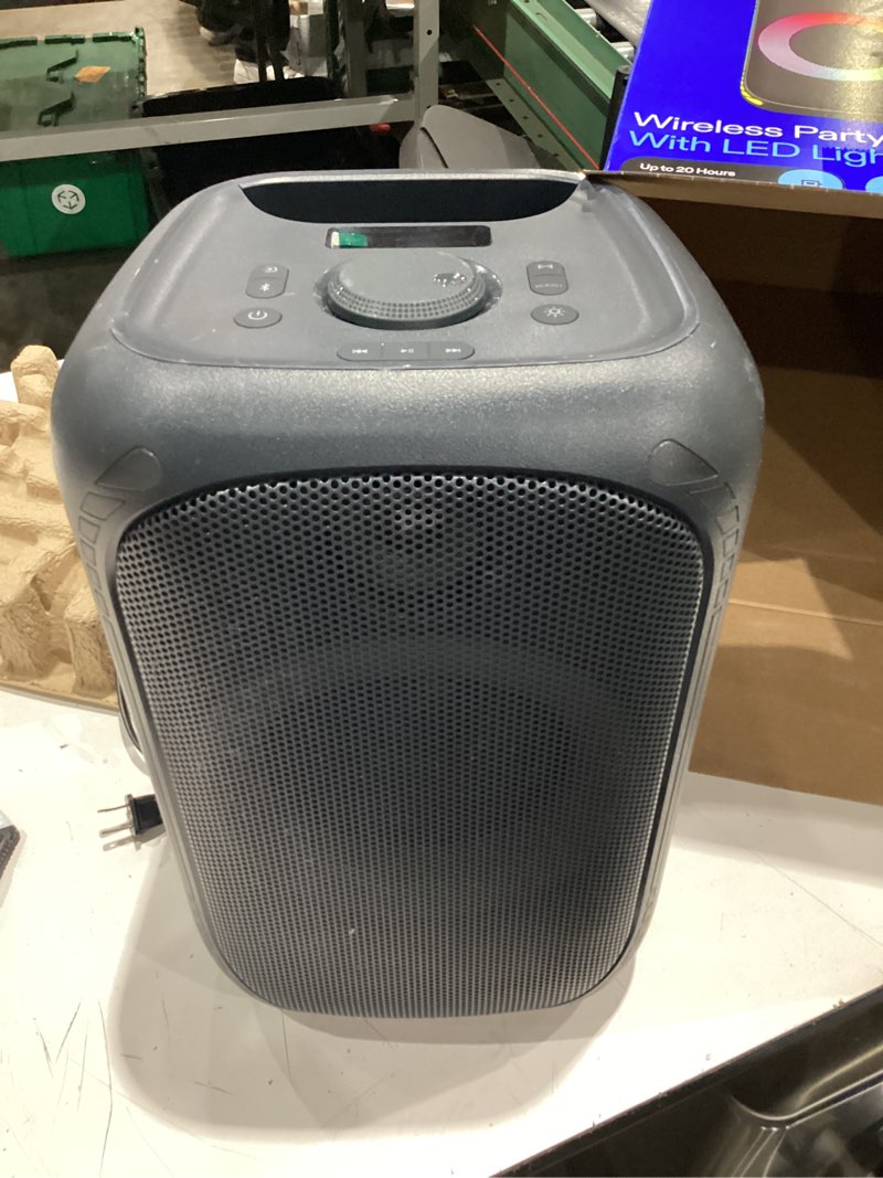 Condition photo showing As Is for onn medium party speaker gen. 2, 15.08"