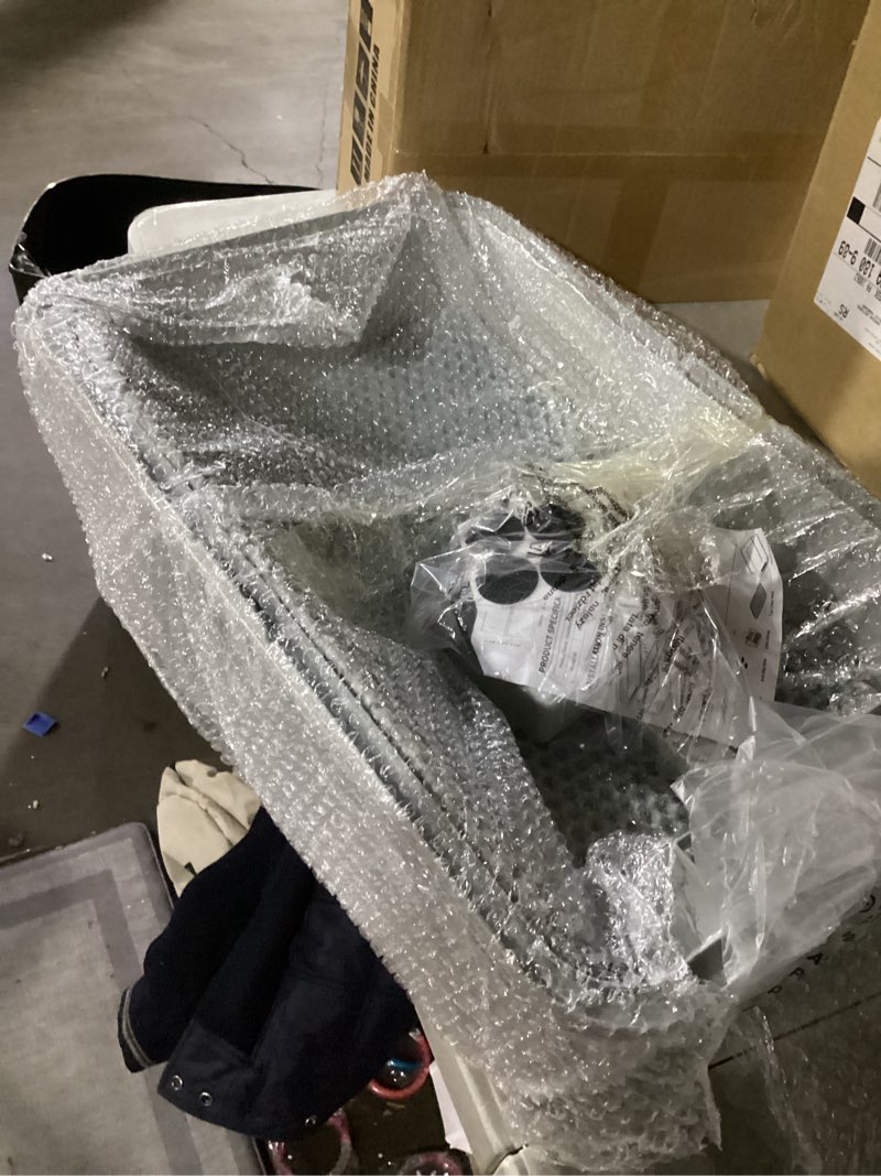 Condition photo showing New/Like New for Stainless Steel Litter Box with Lid,XL Metal Cat Litter Box,Extra Large Litterbox for Big with High Sides,Non-Stick, Odor-Free,Easy to Clean,Include Litter Mat &Scoop,23x14.6x10in XL:23x14.6x10inch with Lid