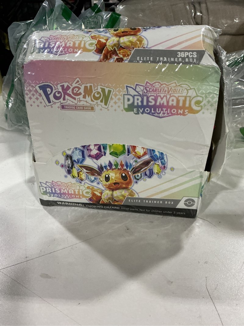 Condition photo showing Good Condition for pokemon tcg: scarlet & violet—prismatic evolutions elite trainer box