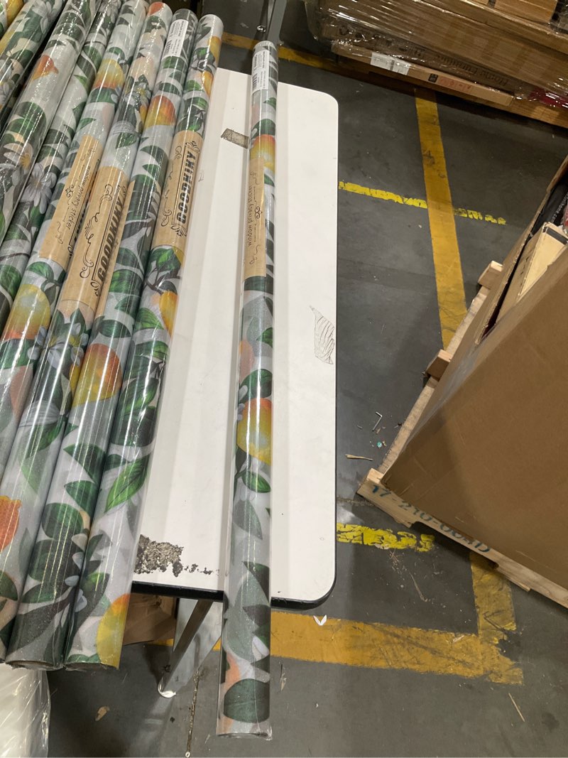 Condition photo showing New/Like New for window film, frosted privacy, one way tint, uv block, heat insulation, anti-glare, static cling, renter friendly for home bathroom door frosted lemon tree 35.5*78.5