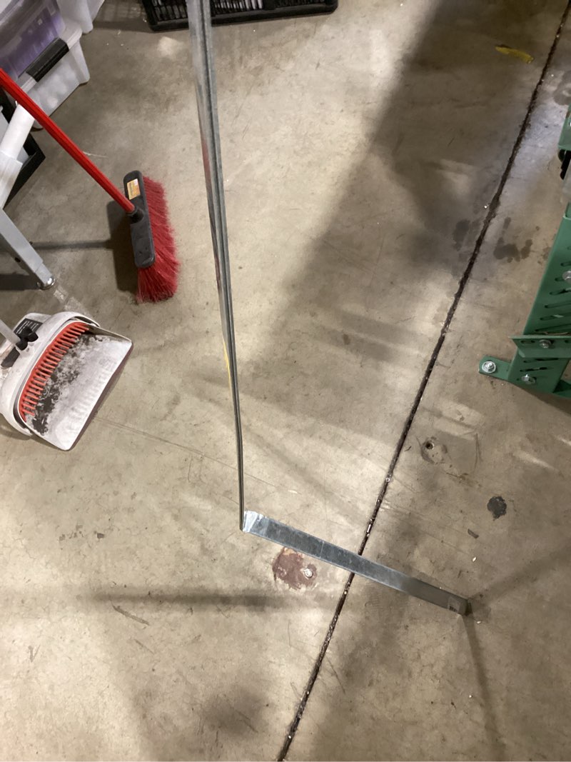 Condition photo showing As Is for images imperial 30 gauge galvanized steel rectangle s cleat duct connector cleat