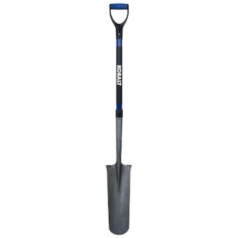 kobalt 17-in fiberglass d-handle drain spade