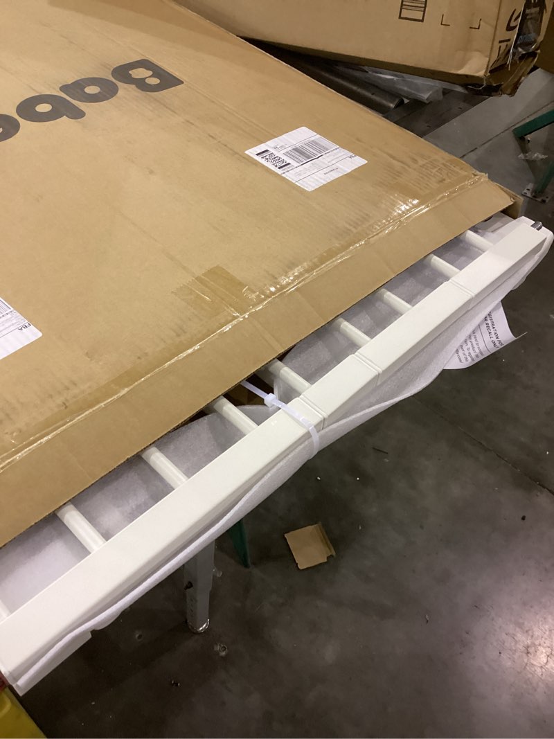 Condition photo showing Good Condition for BABELIO 29-55 Inch Extra Wide Baby/Dog Gate, PressGuard P7, Metal Auto Close, Pressure Mounted Pet Door for Doorways, NO Need Tools and Drilling, with Wall Cups, White White 30"Tall 29"-55" Wide