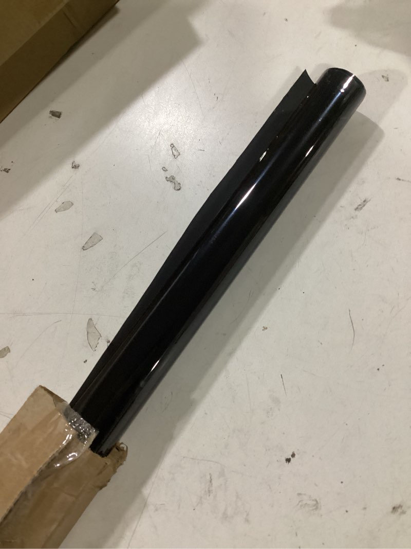 Condition photo showing Good Condition for one way window privacy film with tools, heat control window tint for home, explosion-proof premium pet material sun blocking anti uv reflective window film, cosmic black,31.5 inch x 16.4 feet cosmic black 31.5 inch x 16.4 feet