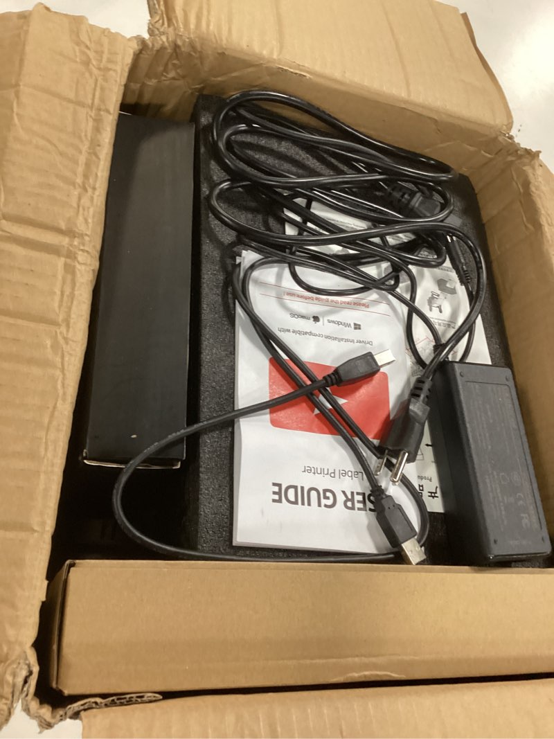 Condition photo showing Good Condition for Satin Ribbon Printing Machine with Holder,200 Dpi Digital Ribbon Printer Thermal Label Printer Foil Stamping Printing Machine, 150mm/s,Supports 50+ Languages, DIY Decorative Ribbon (Single Row)