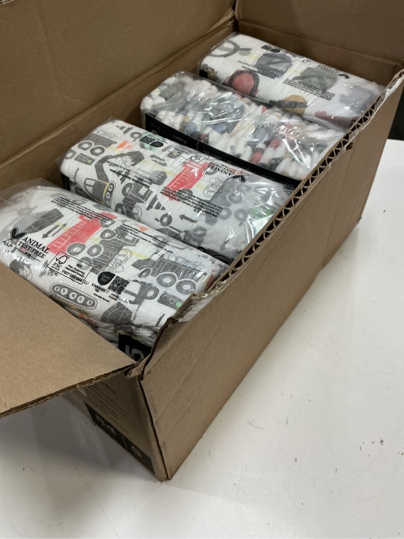 Condition photo showing New/Like New for (size:3)the honest company comfort dry disposable diapers for sensitive skin, hypoallergenic, barnyard babies + donut grow up, super club box size 3 (16–28 lbs), 120 count size 3 (120 count) barnyard babies + donut grow up