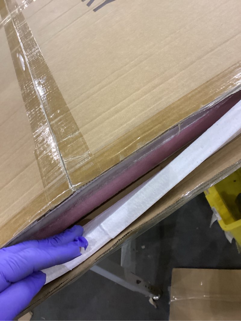 Condition photo showing New/Like New for Clikuutory Wall Mounted High Gloss Folding Table, Wall Desk Fold Down for Small Spaces, Folding Workbench for Laundry Room, Home Office, Kitchen, Bedroom, Home Bar, Pink (39.4"×19.7") 39.4"W x 19.7"D x 5.2"H Pink